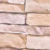 Bakgrunder 3D dekorativa väggdekaler Brick Stone Rustic Self-Hehesive Sticker Home Decor Wallpaper Roll For Bedroom Kitchen243f