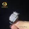 Hot Selling Diamond Rings Men Hip Hop Ring Classic Moissanite 925 Sterling Silver Ice Out Full Cuban