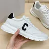 24SS Spring Automne Nouveau Color Match Bneakers Fashion Fashion Sports décontractés Mesh Breatch Designer Chaussures Feme Run Series Logo Imprimé en cuir Big Sole Chaussures pour Lady