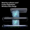 Aluminum alloy shell power bank 5000mAh ultra-thin 2-in-1 Magsafe wireless fast charging 15W Type-C PD20W suitable for iPhone Samsung Xiaomi