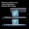 Aluminium Alloy Shell Power Bank 5000MAH Ultra-Thin 2-i-1 Magsafe Wireless Fast Charging 15W Type-C PD20W Lämplig för iPhone Samsung Xiaomi