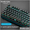 Tastaturen Esports Gamingcomputer Tastatur Manipative Feel Punk Maus Set Vintage Runde Tasten Wired Desktop Computer Laptopoffice Drop D Otbid