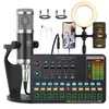 Microfoni Upgrade Professional O V10Xpro Set di schede audio Pro Bm800 Mic Studio Microfono a condensatore per live streaming 231117 Drop Del Otvfx