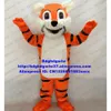 Mascot Costumes Orange Color Tiger Tigerkin Tigress Mascot Costume Adult Cartoon Character Outfit Suit Stage Performance Someone Inside Zx2393