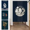 Rideaux de porte en tissu suspendus de Style japonais, pour salon, armoire de cuisine, cloison d'entrée de maison, demi-rideau 340Z