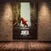 Joaquin Phoenix Poster Prints Joker Poster Movie 2019 DC Comic Art Canvas Oil Painting Wall Pictures For Living Room Home Decor Y2256t