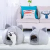 Dog Long Plush Dounts Beds Pet Kennel Super Soft Fluffy Comfortable Dog Cat Bed House Soft Kennel Puppy Cushion Pet Mat Supplies2898