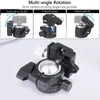 TripoD Head Camera Professional Low Profile Video Ball Head Mount 360 Panoramic Universal Ballhead för DSLR Tripod Monopod EB36S 240306