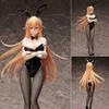 Figury zabawek akcji 25 cm Uwolnienie wojen żywności w stylu B Shokugeki Soma Bunny Girl Rysunek 1/4 Hard PVC Anime Model Figure Figurs