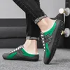 Casual Shoes 2024 Men's Non-slip For Man Fashion Half Slippers Lightweight Trend Outdoor Walking
