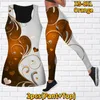 Legginsy dla kobiet Zestaw Jogi Rajstopy Fitness Running Hip Lift Pants Tank Top XS-8XL