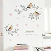 cartoon vogels boomtak muurstickers woonkamer slaapkamer home decor pvc muurstickers diy muurschilderingen decoratieve posters218Q