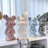 Light Luxury Violent Bear Ornaments, High-end Ceramic Living Room, Foyer, TV Cabinet, Wine Cabinet, Money Storage Jar, Home Decoration, Gift Giving