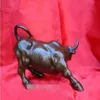 Big Wall Street Bronze Fierce Bull Ox Statue 8ac252e