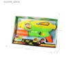 Gun Toys Childrens Water Gun Toy Pull Air Ejection Water Shooting Range Long Outdoor Water Battle L240311