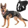 Military Tactical Dog Harness Pet Training Dog Vest Metal Buckle German Shepherd K9 Dog Harness and Leash For Small Large Dogs 201259K