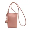 Bolsas de ombro leves e macias de couro PU bolsa crossbody bolsa compacta casual bolsas para telefone único