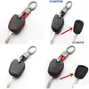 Car Key Flybetter Genuine Leather 2Button Case Er For Peugeot 206306307408406 Citroen C2C3C4C5C8Picass L3871193789 Drop Delivery Autom Otfxh