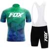 2023 Foxxamo Cycling Jersey Set Mens Road Bike Shirts Suit Bicycle Bib Shorts MTB Wear Maillot Culotte Cycling Clothing