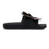 2024 sandali firmati famose pantofole diapositive corridore in pelle marrone nero scarpe da donna sandali da spiaggia estivi tacco infradito casual all'aperto GAI
