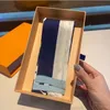 Luksusowy projekt designerski womans szalik moda litera torebka szaliki krawatów Włosy Wetkale 100% jedwabne opakowania materiałowe rozmiar 8*120