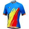 Vestes de course drapeau belge maillot de cyclisme costume hommes bleu vêtements de vélo Sport chemise manches vêtements d'équitation cuissard à bretelles