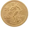 Pologne 25 Gulden 1923 pièce de monnaie plaquée or, ornements artisanaux en laiton, réplique de pièces de monnaie, accessoires de décoration pour la maison, 213g