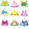 Paraguas creativo con orejas de animales en 3D para niños, paraguas con dibujos animados bonitos, paraguas para niños, paraguas para niñas y mariposas, paraguas para niños, regalos de navidad