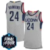 Maillot de basket-ball UConn Huskies Solomon Ball Tristen Newton Donovan Clingan Stephon Castle Alex Karaban Cam Spencer Hassan Diarra Joey Calcaterra Paige Bueckers