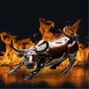 Copper production Charging Bull creative gifts Lucky ornaments stock market and business home office decoration feng shui T200710262c