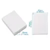 60pcsLot 9x65x28cm Rectangle White Black Cardboard Jewelry Set Boxes for Necklaces Earrings Rings Christmas 240309