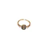 Pierścienie klastrowe z cyrkonem olejem Olej Otwarty indeks dla kobiet mody vintage biżuteria ręczna