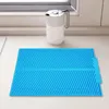 Table Mats Draining Mat Reusable Silicone Flexible Dish Drying Heat Resistant Non-slip Board For Home