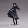 Action Toy Figures Action Toy Figures 20cm Datum A Live Tokisaki Kurumi Anime Figure Söt tjejmodell Toy PVC Black Dress Up Standing Model Car Interior Ornament 240308