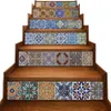 Peel and Stick Tile Backsplash Stair Riser Decals Diy Tile Decals Mexikanska traditionella Talavera Watertof Home Decor Staircase D217S