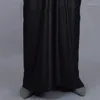 Ethnic Clothing Men Robe W/ Mid-length Sleeve Traditional Muslim Eid Middle East Arab Jubba Thobe Dress For Four Seasons