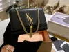 Shoulder bag tassel bag Kate Gold logo smooth chain cowhide material ladies leisure travel bag