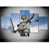 5 Panelen Godin van Justitie Prints Canvas Schilderij Poster Wall Art Pictures 5 Panelen Voor Woonkamer Frame266h