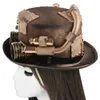 Gorras de bola Steampunk Sombrero de copa para hombres con gafas Gótico Halloween Gay Y1UA