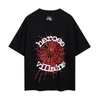 fashion Mens T-Shirts Women Tees Luxurys Designers T-Shirts Hellstar pink tee Men Casual Short sleeve Street Designer Top