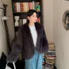 Winter Short 2023 New High-End Foreign Style Fox Fur Coat Women's Encrypted Car Strip 3172