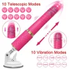 Sex Machine Telescopic Dildo Vibrator Automatic Up Down Massager G Spot Thrusting Retractable Vaginal Toy Female Masturbation 240227