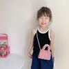 子供用ミニクラッチバッグのかわいいパールウォレット女の子コインポーチトートハンドバッグカワイイキッズクロスボディバッグギフト240305