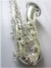 Novo saxofone tenor T-W020 sax profissional de alta qualidade bb sax latão banhado a prata instrumento musical sax com estojo