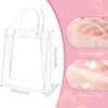 20pcs transparent gift bags holiday packaging birthday anniversaries Valentines weddings 240228