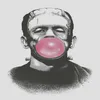Frankenstein soufflant une grande bulle de gomme rose peintures à bulles Art Film impression affiche en soie décor mural à la maison 60x90cm304m