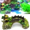 Tillverkare hartsdeokorationer Rockery Ornament Ecological Fish Tank Aquarium Accessoarer med hela simulering Bridge299H