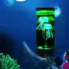 LEDナイトライトThe Hypnoti Jellyfish Aquarium Seven Led Ocean Lantern Lights Decoration Lamp for Children Room KidsギフトY2322N