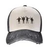 قبعات الكرة الأربعة Helping Beattles Baseball Cap Streetwear Man Man Hat Women's Beach's Men's