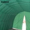 Großhandel 8 mL x 5 m B x 4 mH (26 x 16,4 x 13 Fuß) Aufblasbares Autogaragenzelt, aufblasbare Tunnelabdeckung für den Außenbereich, Partyzelte, Reparaturwerkstatt, Waschschutz